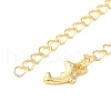 Rack Plating Brass Ends with Chain and Charms KK-F873-08G-2