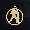 201 Stainless Steel Pendants STAS-S105-JN363-11-1