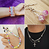 Two Tone Transparent Crackle Acrylic Beads CACR-TA0001-01-9