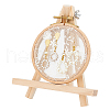Lace Disc Earring Organizer Holder AJEW-WH0312-73-2