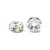 Brass Grade A Rhinestone Spacer Beads RB-A014-Z7mm-28S-2