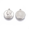 Non-Tarnish 201 Stainless Steel Pendants STAS-L232-031P-2
