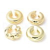 4Pcs Adjustable CCB Plastic Cuff Earrings EJEW-V006-03KCG-2