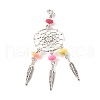 Tibetan Style Alloy Big Pendants HJEW-JM00497-02-1