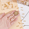 Unicraftale 40Pcs Brass Pendant Pinch Bails KK-UN0002-72-4