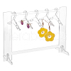   Acrylic Earring Display Stands EDIS-PH0001-43B-7