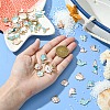 20Pcs 10 Styles Sea Animal Alloy Enamel Pendants ENAM-YW0004-35-5