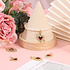 CHGCRAFT 5Pcs 5 Styles Brass Enamel Pendants KK-CA0002-82-5