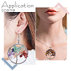 SUNNYCLUE 8Pcs 8 Colors Gemstone Pendants G-SC0002-20P-6