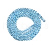 Natural Blue Topaz Beads Strands G-P553-A01-01-3