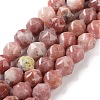 Natural Plum Blossom Jasper Beads Strands G-NH0021-A20-01-2