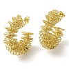PVD Vacuum Plating 201 Stainless Steel C-shape Stud Earrings with 304 Stainless Steel Pins EJEW-A098-06G-1