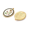 304 Stainless Steel Enamel  Pendants STAS-B084-07G-02-2