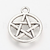 Tibetan Style Alloy Pendants X-TIBE-S303-13AS-RS-1