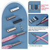   32Sets 4 Colors Zinc Alloy Cord Ends FIND-PH0003-66-7