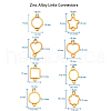 Zinc Alloy Links Connectors PALLOY-CJ0001-101-2