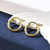 925 Sterling Silver Hoop Earrings STER-P047-13A-G-5