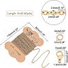 Unicraftale DIY 304 Stainless Steel Cable Chain Necklaces Making Kits DIY-UN0002-44G-4