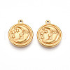 304 Stainless Steel Pendants STAS-N109-106G-1