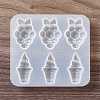 DIY Grapes & Ice Cream Ornament Silicone Molds DIY-E055-27-2