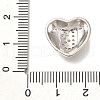 Rack Plating Brass Micro Pave Cubic Zirconia Pendants KK-I722-04P-B-3