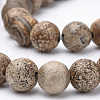 Dyed Natural Agate Beads Strands G-Q462-130D-6mm-3