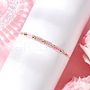 Glass Seed Beaded Braided Beads Bracelets BJEW-MZ00182-04-1