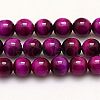 Natural Tiger Eye Beads Strands G-G448-8mm-17AB+-1