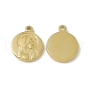 PVD Vacuum Plating 201 Stainless Steel Pendants STAS-J401-VC621-1