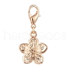 Golden Plated Zinc Alloy Pendants X-HJEW-JM00386-01-2