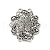 Tibetan Style Alloy Multi-Strand Links PALLOY-D291-36AS-1