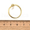 Brass Micro Pave Clear Cubic Zirconia Cuff Rings for Women RJEW-H247-26G-5