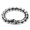 304 Stainless Steel Viking Dragon Link Chain Bracelets for Men BJEW-D031-09P-1
