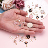 60Pcs 12 Style Alloy Enamel Pendants ENAM-PJ0001-05-5