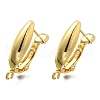 Brass Hoop Earring Finding KK-C087-10G-1
