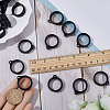 Gorgecraft 50Pcs Silicone Pendant SIL-GF0001-33B-3