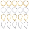 SUNNYCLUE 80Pcs 4 Style 304 Stainless Steel Leverback Earring Findings STAS-SC0005-85-1