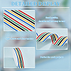 BENECREAT 10 Yards Candy Color Polycotton Ribbon OCOR-BC0006-96B-4