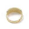 Brass Pave Cubic Zirconia Adjustable Rings RJEW-M170-25G-3