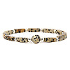 Natural Dalmatian Jasper  Stretch Bracelet DP3019-1-1