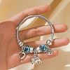 Alloy Beads European Bangles FS-WG24546-02-2