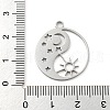 Non-Tarnish 304 Stainless Steel Pendants STAS-B056-26P-02-3