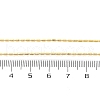 Brass Column Link Chain Necklaces for Women NJEW-D302-05G-3