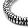 Electroplated Non-magnetic Synthetic Hematite Beads Strands G-Q1009-D02-02-3