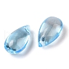 Transparent Glass Charms GLAA-U002-01E-2