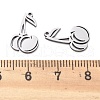 201 Stainless Steel Pendants STAS-V001-10-3