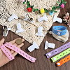CREATCABIN 5Pcs 5 Colors Polyester Clothes Organizer Elastic Bands FIND-CN0001-67A-3