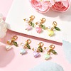Imitation Pearl Acrylic Pendant Decorations HJEW-JM03455-1