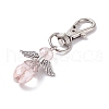 Faceted Teardrop Glass Pendants HJEW-AL0034-6