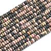 Natural Rhodonite Beads Strands G-P575-A39-4x2mm-2